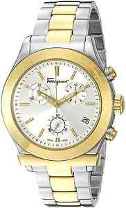 Salvatore Ferragamo Men's FF3840015 Ferragamo 1898 Two-Tone Watch **BRAND NEW**