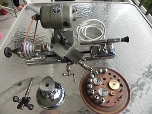 Swartchild U.S.A. Watchmakers lathe bundle with Motor, Foot Pedal, & Accessories