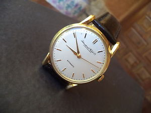 I.W.C. automatic, solid  Gold  18 caract.
