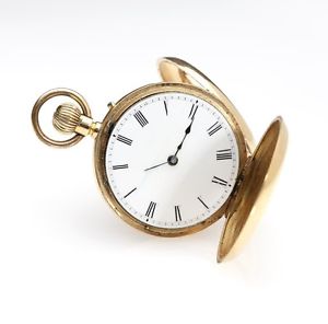 19th Century Beautiful 18K Gold Pocket Watch w/Demi Hunter Case-Nice!!
