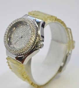W645- TechnoMarine Diamond Studded 10ATM Swiss Quartz Ladies Watch