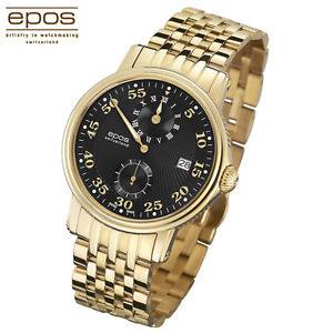 SWISS Epos Automatic Men Luxury Stainless Steel Emotion Wrist Watch Gift