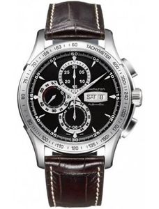 Hamilton Men's H32816531 Lord Hamilton Black Day Date Chronograph Dial Watch