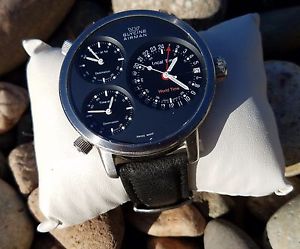 Glycine Airman Crosswise 3841 Automatic GMT Men's Watch