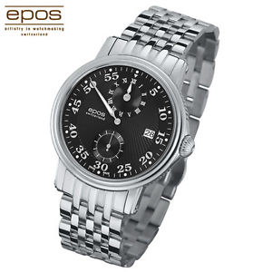 SWISS Epos Automatic Men Luxury Stainless Steel Emotion Wrist Watch Gift