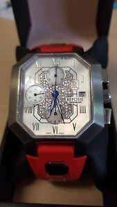 Montre REPOSSI Chrono automatique etanche 5 atm swiss diamants prix mag. 15500.-