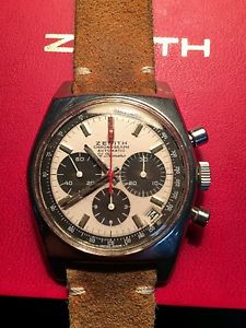 ZENITH EL PRIMERO dial  PANDA A384 raro automatic  + box   !!!
