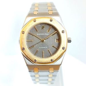 Gents Audemars Piguet Royal Oak 18K Solid Gold & Steel Automatic Watch With Box