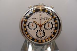 ZENO BASEL BULLHEAD CHRONOGRAPH SWISS VALJOUX 46MM MINT