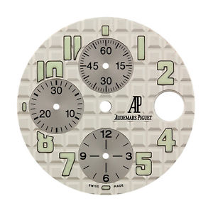 Audemars Piguet Royal Oak Offshore 42mm White Méga Tapisserie Pattern Custom Dia