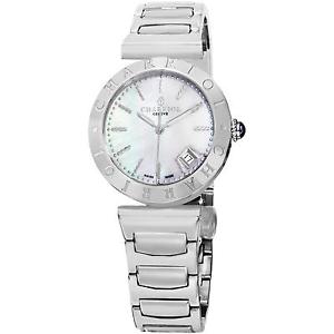 Charriol Alexandre Women's 34mm Silver Steel Bracelet & Case Watch AMS.920.002