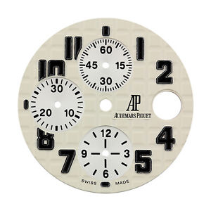 Audemars Piguet Royal Oak Offshore 42mm White Méga Tapisserie Pattern Custom Dia