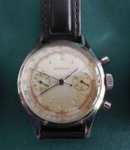VINTAGE WITTNAUER CHRONOGRAPH VENSUS 188 Stainless Steel