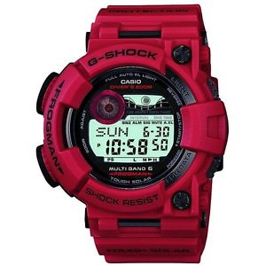 CASIO G-SHOCK GWF-1000RD-4JF FROGMAN Men in Burning Red Free Shipping EMS New