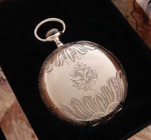 RARE Hamilton 21 Jewel 993 14k Hunter Case Pocket Watch Special Dial - SERVICED