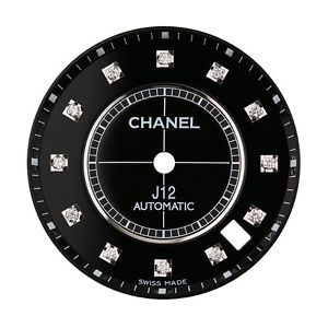 Chanel J12 38mm Black/ Diamond Hour Markers Custom Dial