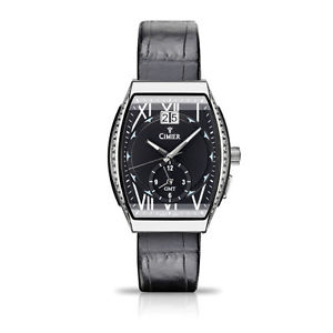 CIMIER swiss watches-Lady SEVEN GMT - Black-Manchester City