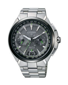 NEW Citizen Mens Titanium Eco-Drive Satellite Wave Watch - CC1084-55E