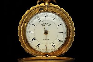 ANTIQUE TOMBAC PRIOR OTTOMAN MIZIKA-I HUMAYUN DECORATED AMAZING POCKET WATCHES