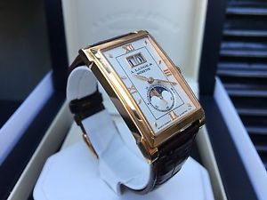 ~Rare~ A. Lange & Sohne 18K Rose Gold Cabaret Moonphase 118.032 Watch *Complete*