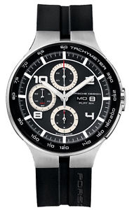 Porsche Design Flat Six Automatic Chrono Steel & PVD Mens Watch 6360.42.44.1254