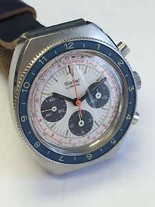 Vintage Gallet Pilot Chronograph Watch Excelsior Park