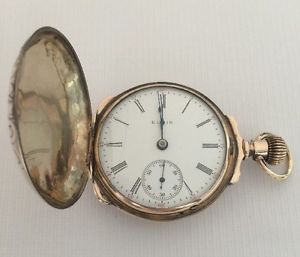 Beautiful 1904 Solid Gold 14K Elgin Watch Co Pocket Watch 18S