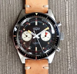 Vintage Vulcain Divers Chronograph (Val23- mint dial and case)