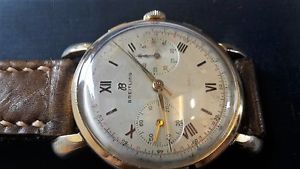 VINTAGE WATCH  CHRONO BREITLING FOOTBALL  CAL. 188 VENUS ANNI '40