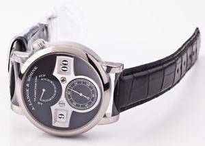 A. LANGE & SOHNE ZEITWERK 18K WHITE GOLD 140.029