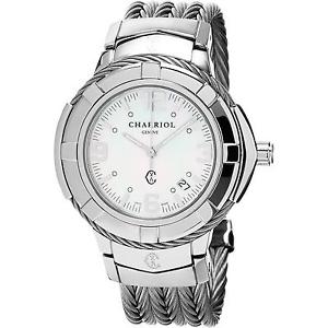 CHARRIOL WOMEN'S CELTIC 38MM STEEL BRACELET & CASE QUARTZ WATCH CE438S.650.001
