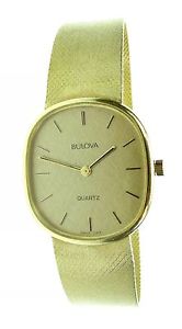 Vintage Bulova 14kt. Gold Men's Watch