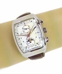 Dubey & Schaldenbrand Gran Chrono Astro Watch in Stainless Steel & Leather