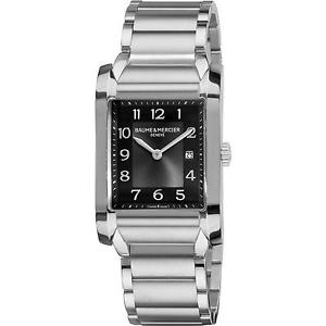 Baume-et-Mercier Hampton Men's 27mm Silver Steel Bracelet & Case Watch 10021