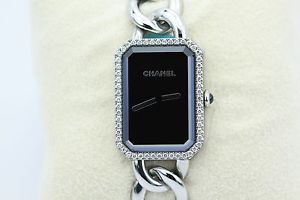 Chanel Ladies Premiere Chain Diamonds Stainless Steel Watch H3254