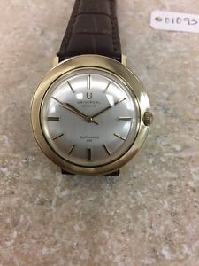 Vintage UNIVERSAL GENEVE 14K Solid Gold Automatic 28 Jewels 256 C Super-Microtor