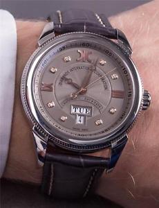 Brand New DIC Luxury Alligator Leather Strap Automatic Swiss Diamond Men's Watch