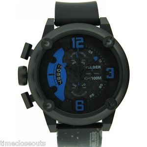 WELDER K28-7103 U-Boat K28 Oversize Chrono Black New Men's Watch FAST SHIPPING!
