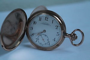 A. Lange & Söhne 14K Gold 585 Gold 82 GRAMM Taschenuhr Nr. 57817