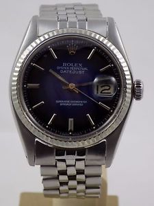 Rolex vintage Datejust ref. 1603 ULTRA RARE BLUE DEGRADE DIAL