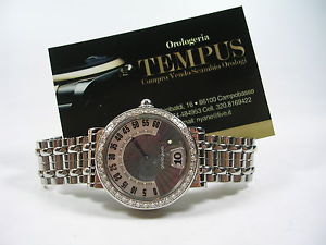 GERALD GENTA RETRO CORRETEAN ESFERA NÁCAR CONTERA BRILLANTES AUTOMÁTICO