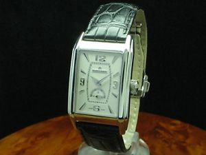 MAURICE LACROIX MASTERPIECE RECTANGULAIRE EDELSTAHL HANDAUFZUG / REF MP7019