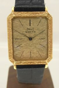 WO3 - Reloj PIAGET de ORO 18 KT - Mecanismo Cuarzo - Impecable Estado