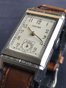 Concord 1930s Flip Over Reverso - Legendary Rare Gentleman Vintage Wrist Watch