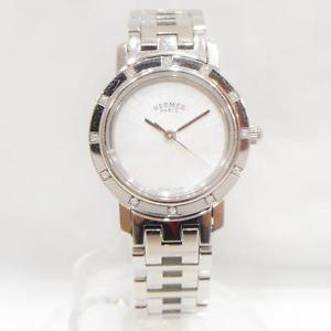 Watch Hermes Hermes Clipper Nacre 12PD shell dial watch Free Shipping [pre]