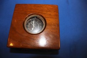 1943 Hamilton GCT 22j WWII 4992B Military Navy Pocket Watch Silver Wood Case
