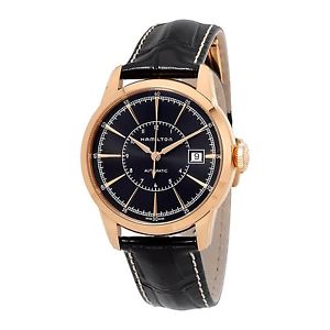 Hamilton American Classic Automatic Black Dial Mens Watch H40505731 New