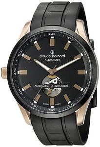 Claude Bernard Men's 85026 37RNCA NIR Aquarider Stainless Steel Watch wit... New