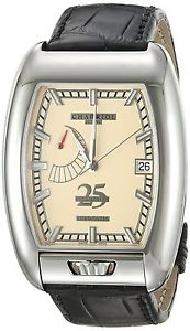 Charriol Men's 'MD52' Swiss Automatic Stainless Steel and Leather Dress W... NEW