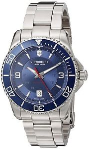 Victorinox Men's 'Maverick' Swiss Automatic Stainless Steel Casual Watch ... New